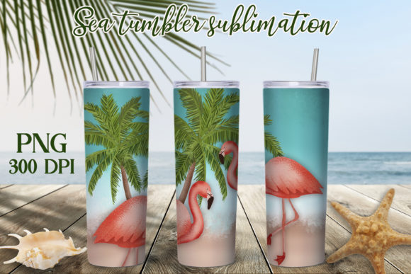 Download Flamingo Tumbler Sublimation Design - Premium Bundle