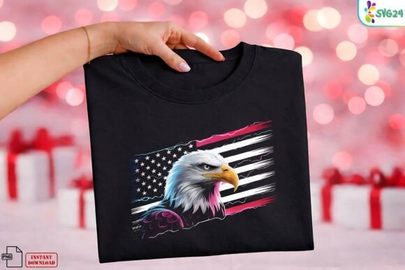 Download Bald Eagle American Flag Png - Premium Resources