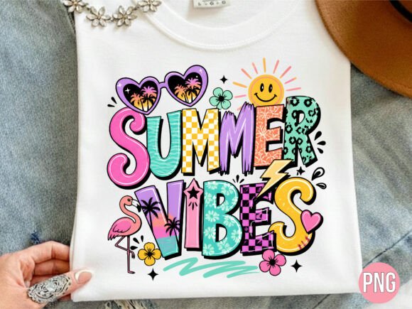 Download Retro Summer Vibes Beach Design PNG - Beach design Collection